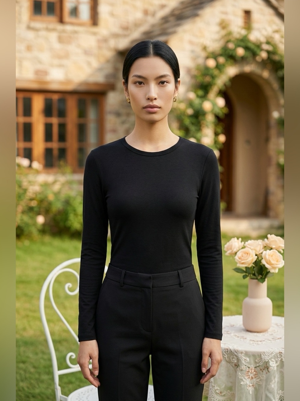 Olivia Rae Long Sleeve Top - Size Small